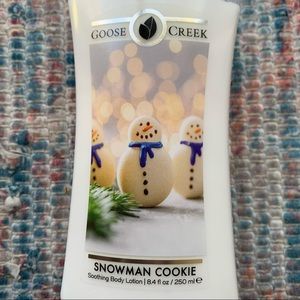 Goose Creek Snowman Cookie Body Lotion